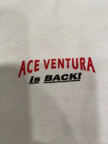 Vintage 1995 Ace Ventura Pet Detective Movie Promo Long Sleeve XL Shirt Carey - Picture 3 of 11