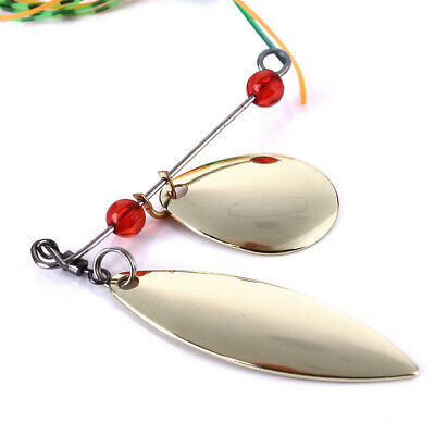 5PCS Chatterbait Blade Spinner Bait with Rubber Skirt Buzzbait Fishing Lures