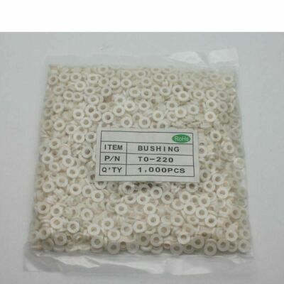#ad 1000ps Nylon Plastic Insulator Shoulder Washer Grain Hole For TO220 Diameter 3mm $9.72