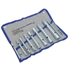 Metric Box Spanner Wrench Bar Tube Tubular 8pc Spark Plug Set TE069