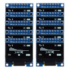 1-10PCS White 3-5V 0.96" SPI Serial 128X64 OLED Display Module for Arduino DIY