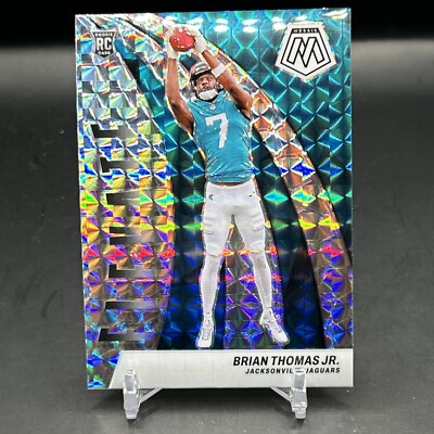 2024 Panini Mosaic Brian Thomas Jr Silver Elevate Prizm #1 Jaguars Rookie RC