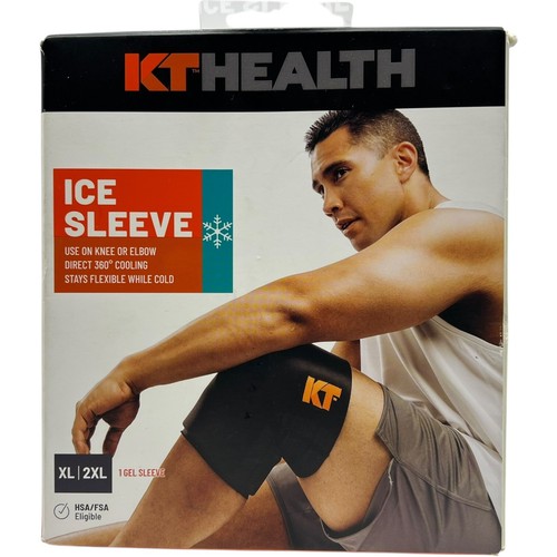 KT Health Ice Sleeve - XL/2XL SEALED GEL SLEEVE (QTY. 1) Reduced Swelling NEW!