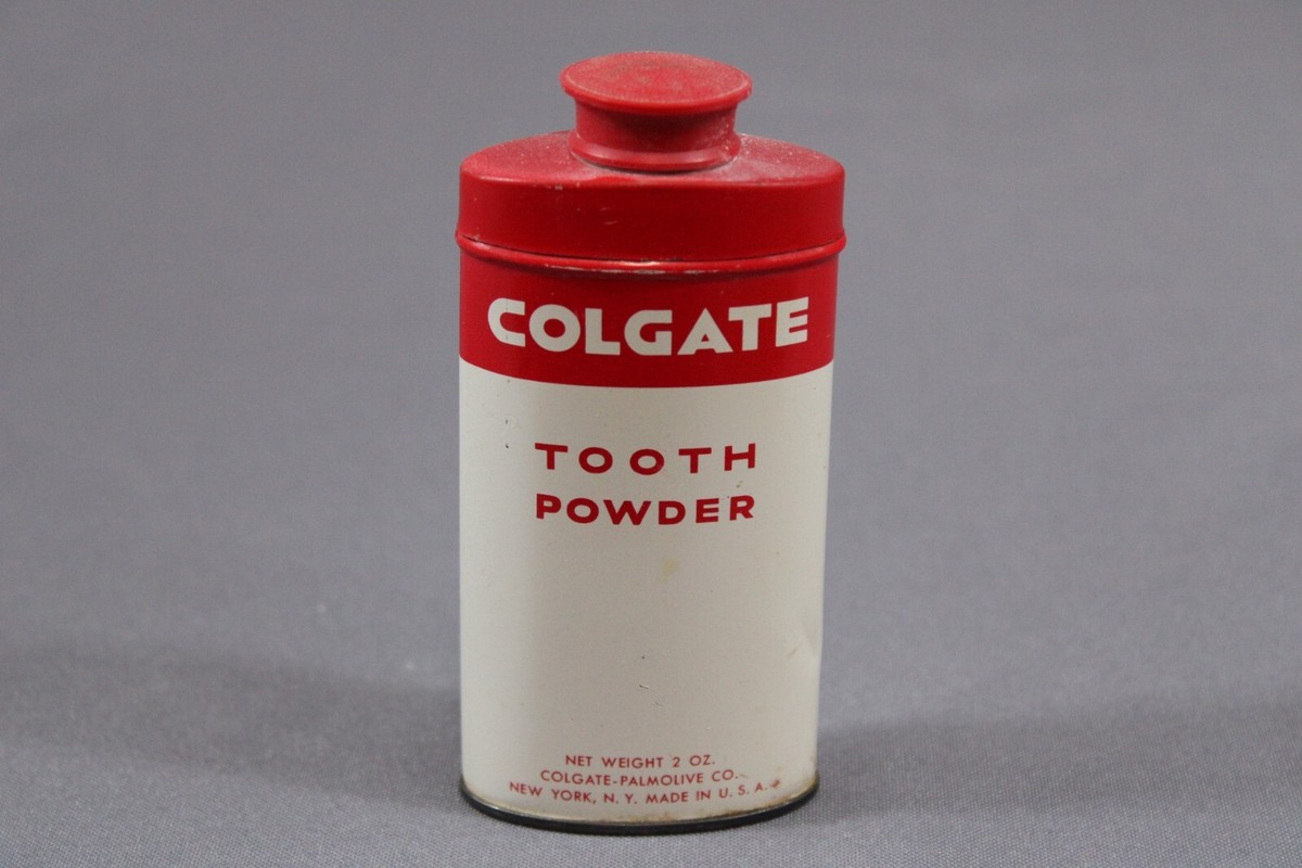 Colgate Toothpowder Large Size 2 Oz 40's-50's | eBay