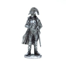 Tin 54mm Napoleonic Wars. Napoleon Bonaparte 1:32 Scale Sculpture Pewter Figure