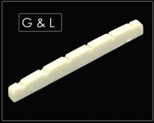 MusicianAtHeart SLOTTED BONE NUT for G & L Electric Guitars REAL BONE USA SHIP