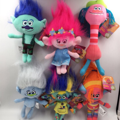 Trolls Characters Plush Toys 23-28cm diff designs all bears in