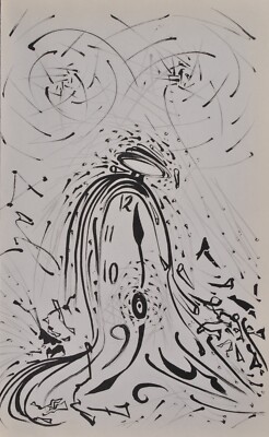 Salvador DALI: Weiche Uhr, Signierte Gravur, Edition 1958 Auf Velin
