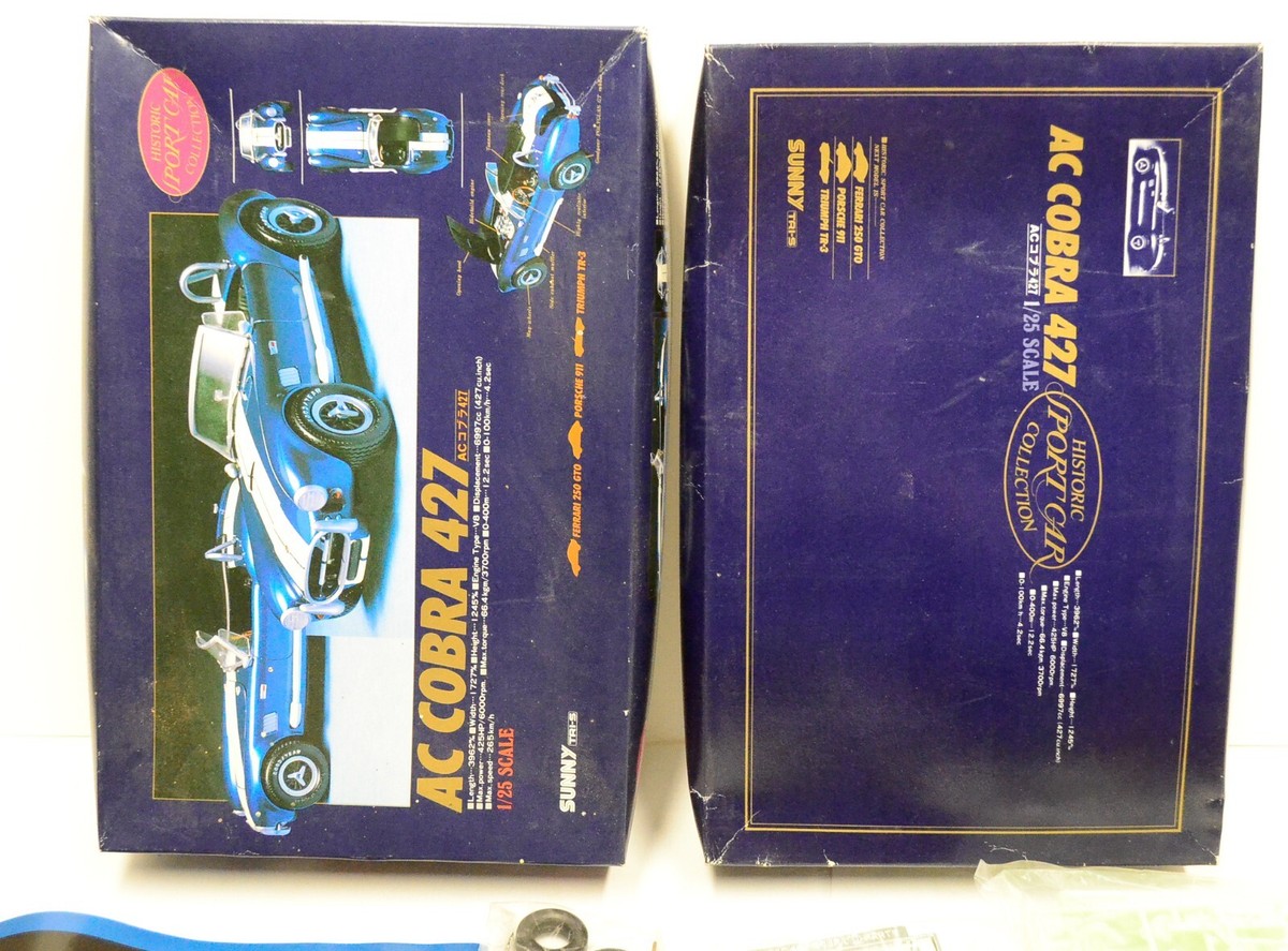 Unbuilt AC Cobra 427 1/25 Japanese Model Kit SUNNY TRI-S Carroll