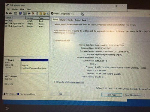 Dell Latitude E5440 14" Business Laptop Computer, Intel i7-4600U/GT 720M/Win10P - Picture 42 of 54