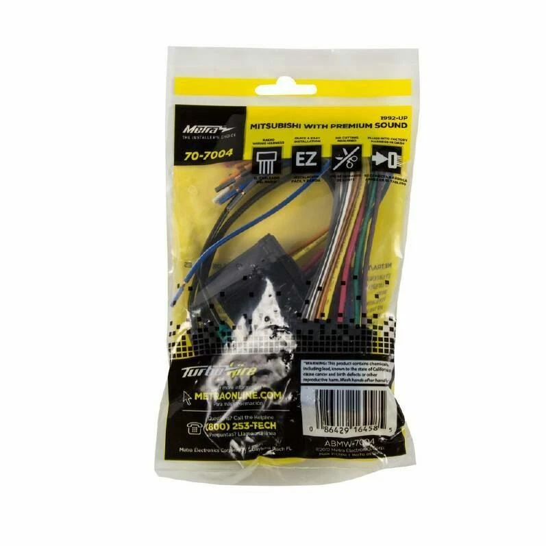 Arnés de cables Metra 70-7004 para instalación estéreo de posventa Foto 2 de 2