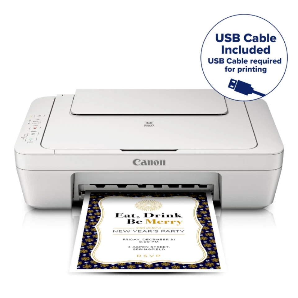 NEW Canon MG2522 (3722) All In One Printer-Free USB-School-Quickly GO - Image 3 of 4