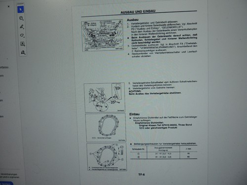 Nissan Navara Pickup D22 1998-2004 Wartungs Reparatur Werkstatthandbuch - Bild 10 von 15