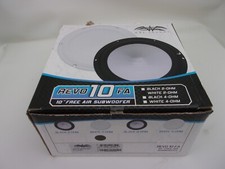 Wet Sounds REVO 10 FA S4-W White Free Air 10 Inch 4 Ohm Subwoofer