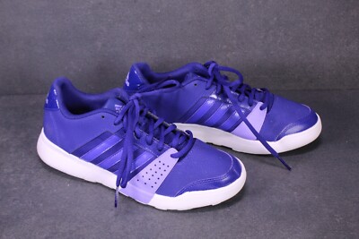 Adidas Sneaker Essential Fun Damen Sportschuhe Gr. 38   blau weiß lila SB1951