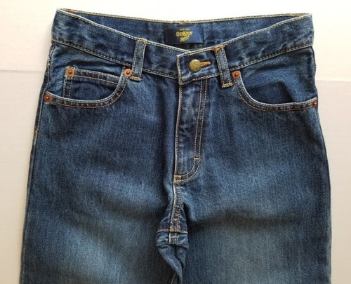 Lot of 2 OSHKOSH Relaxed Fit Rusty Blue & Denim Blue Jeans Size 8 - Picture 9 of 12