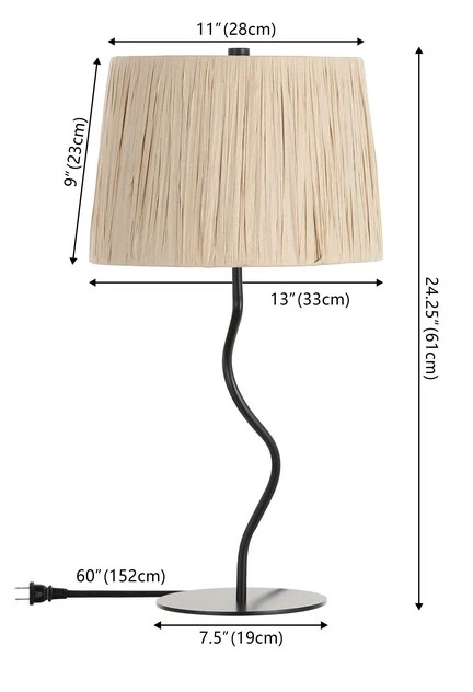 Safavieh Lighting TBL4546A Table Lamp – Modern Home Decor Light – 7 lbs – New - Image 3 of 4