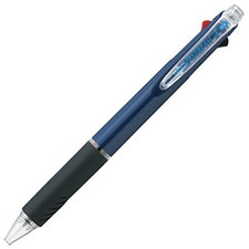 Uni Ballpoint Pen Jetstream 3 Color Black, Red, Blue Ink 0.5mm, Navy