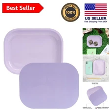 Compact 7x5 Solid Purple Tray with Magnetic Lid – Perfect Gift for Any Occasion