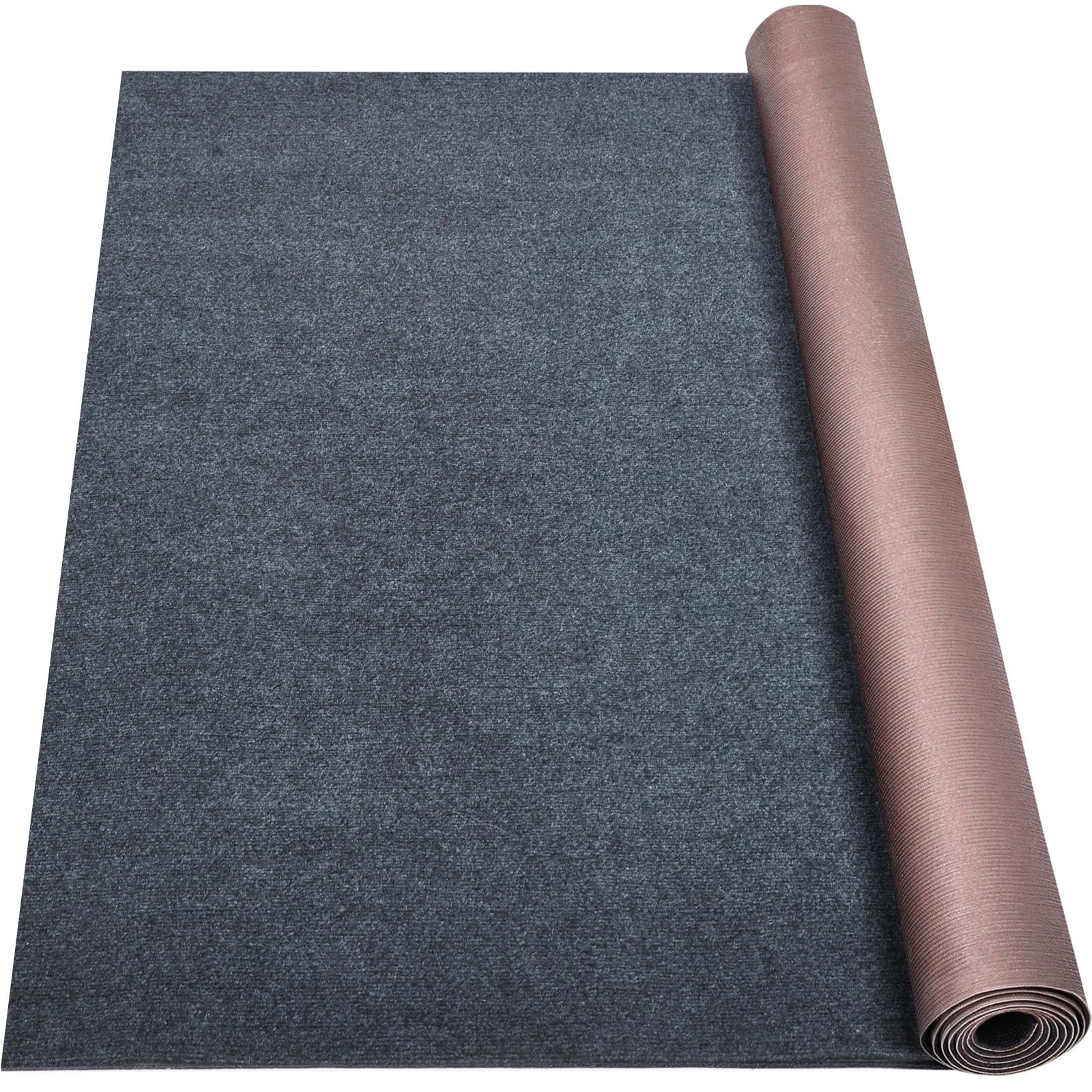 5x25 FT Dark Gray Marine Carpet for Boats Indoor Outdoor 0.2 Inch Thick