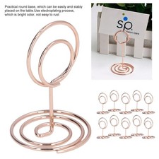 10pcs Table Number Holder Convenient Practical Round Base Reliable Durable