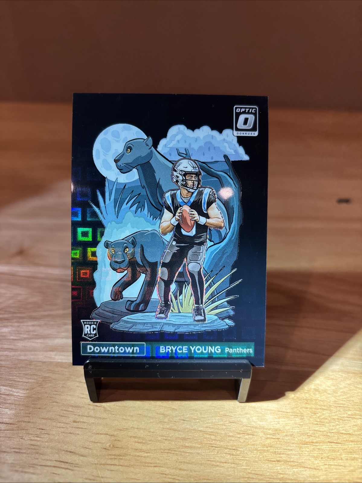 2023 Panini Donruss Optic - Downtown Bryce Young Black Pandora Prizm /25 (RC)