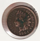 US Rare Old West 1901 Indian Head Penny Coin American Collection Shield Cent USA