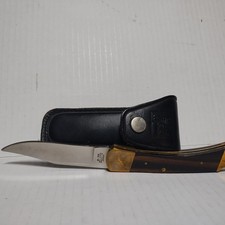 Vintage Jet-Aer G-96 No 960 Pocket Knife + Leather Sheath