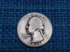 🇺🇸 USA Quarter 25 cents 1936 KM-164  Washington Silver .900 Coins 110925-21