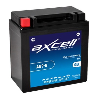 AXCELL Batterie 12V YB9-B GEL 50914 (für: Honda CJ 250 T CJ250T 76-79 )