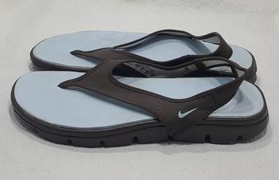 Womens Nike Comfort Footbed Thong Sandal Size: 9 Color: Brown