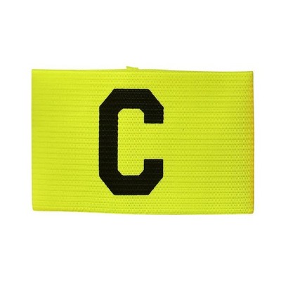 Precision Big C Captains Armband Adult Fluo Yellow Adult Fluo Yellow