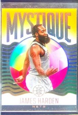 2020-21 Illusions James Harden #9 Nets Mystique Asia Red and Yellow