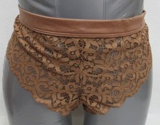 Victoria's Secret Bikini Panties Body by Victoria Underwear Brown Lace Size XL
