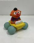 Vintage 1988 Illco Sesame Street Ernie Soft Rubber Rolling Toy Car — photo 1