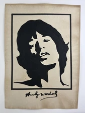 Andy Warhol COA Art Painting Original Drawing Vintage Paper Signed