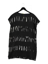 Eileen Fisher T-Shirt Mini Dress M in Black