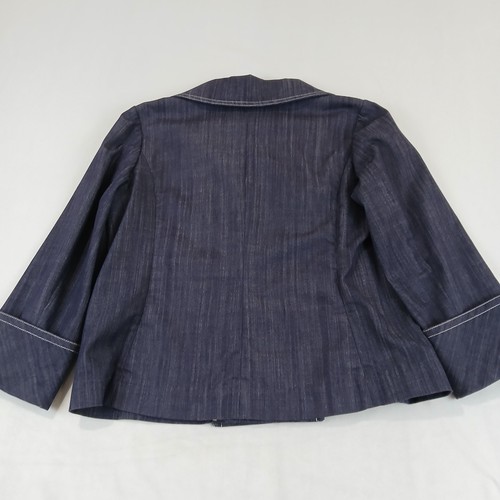 Ivy Jane Jeansjacke Damen Small Zweireiher Peacoat 3/4 Arm Cropped - Bild 8 von 13