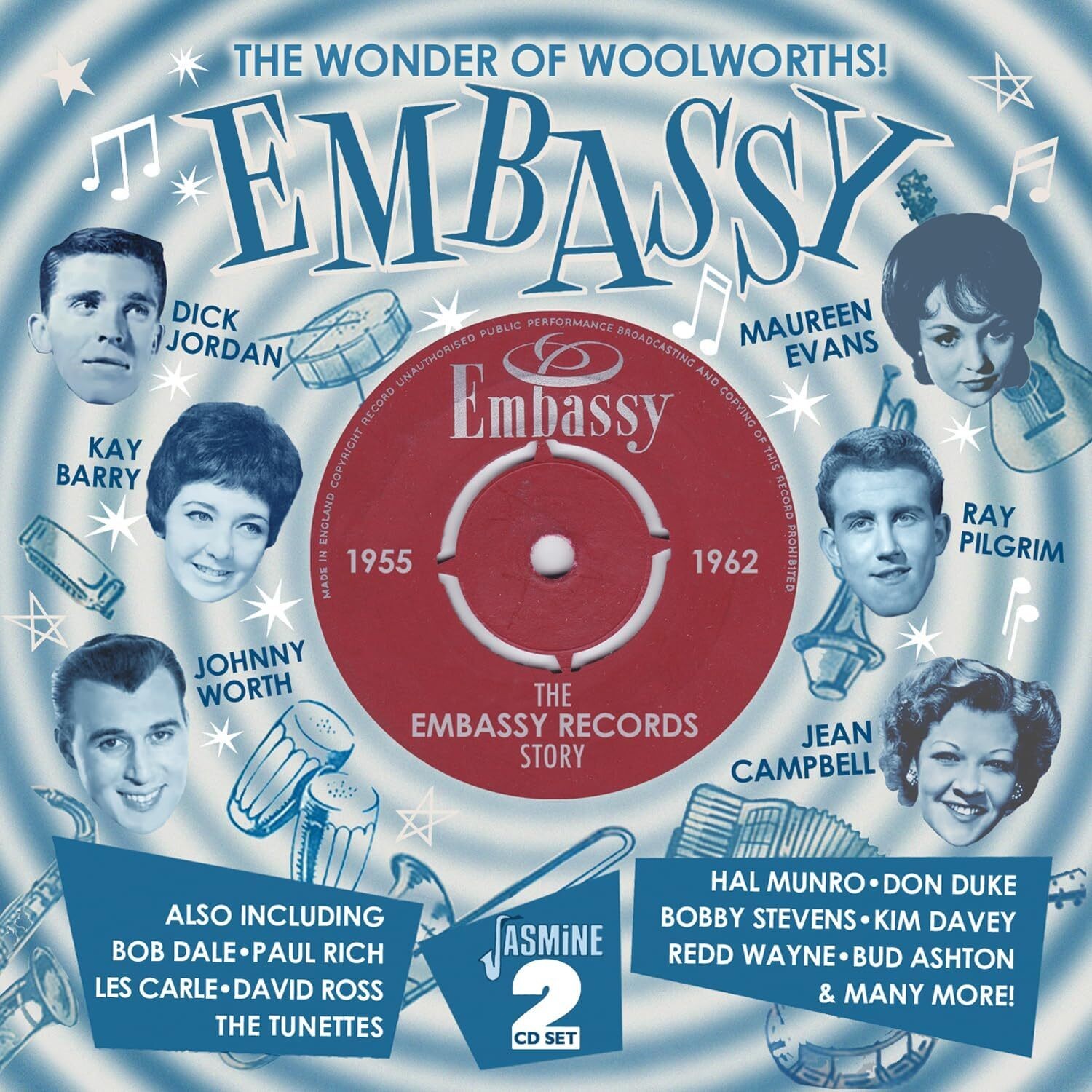Различные исполнители The Wonder of Woolworths! The Embassy Records (CD) (ИМПОРТ из Великобритании)