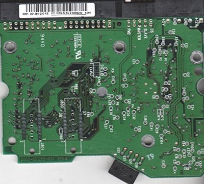 WD1200JB-22GVA0, 2061-001265-200 AE, WD IDE 3.5 PCB