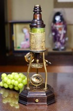 microscope antique vintage collectible  Shu Loft's Culpeper microscope 1740