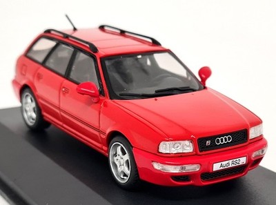 Solido 1/43 - Audi RS2 Avant 1995 Laser Red Diecast Scale Model Car