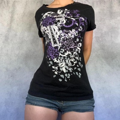 Y2k grunge emo top