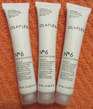Olaplex No 6 Bond Smoother Leave In Hair Treatment 3 x 0.68 oz SALE HELPS DOGS!