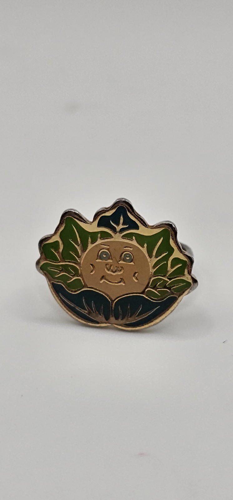 Vintage Cabbage Patch Enamel Ring - image 1