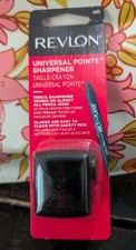 Revlon Dual-hole Universal Points Sharpener 600 Black Easy Clean Safety Pick