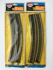 (2) Packs Vintage Model Power #33 HO Scale Curved Track 18" Radius 4 Pcs NOS
