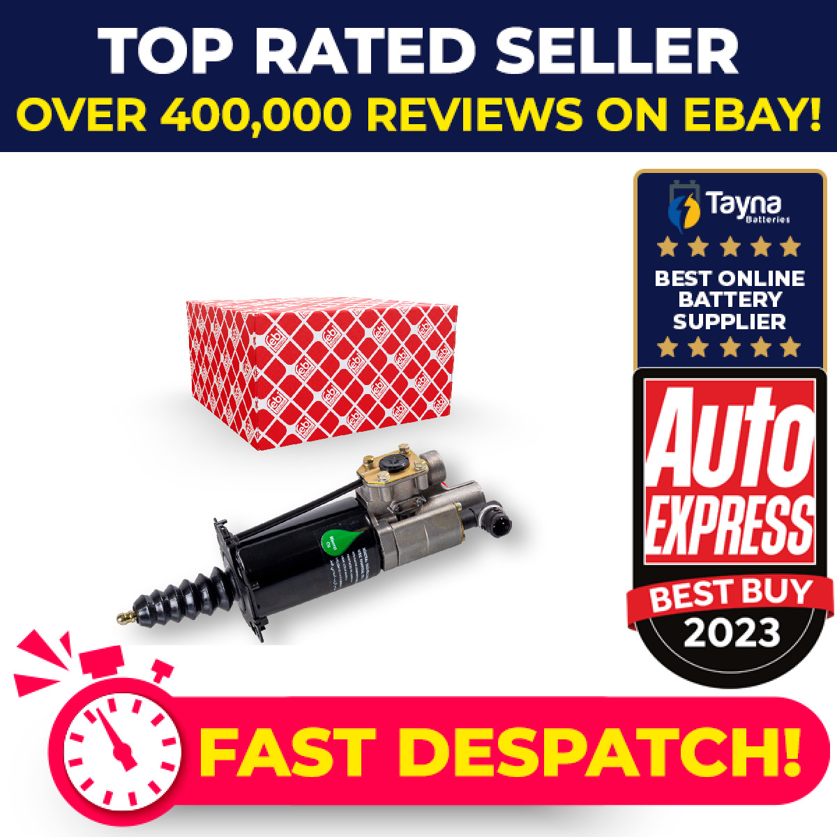 Clutch Booster 173038 Febi 81307256095 81307256108 81307259108 Quality New