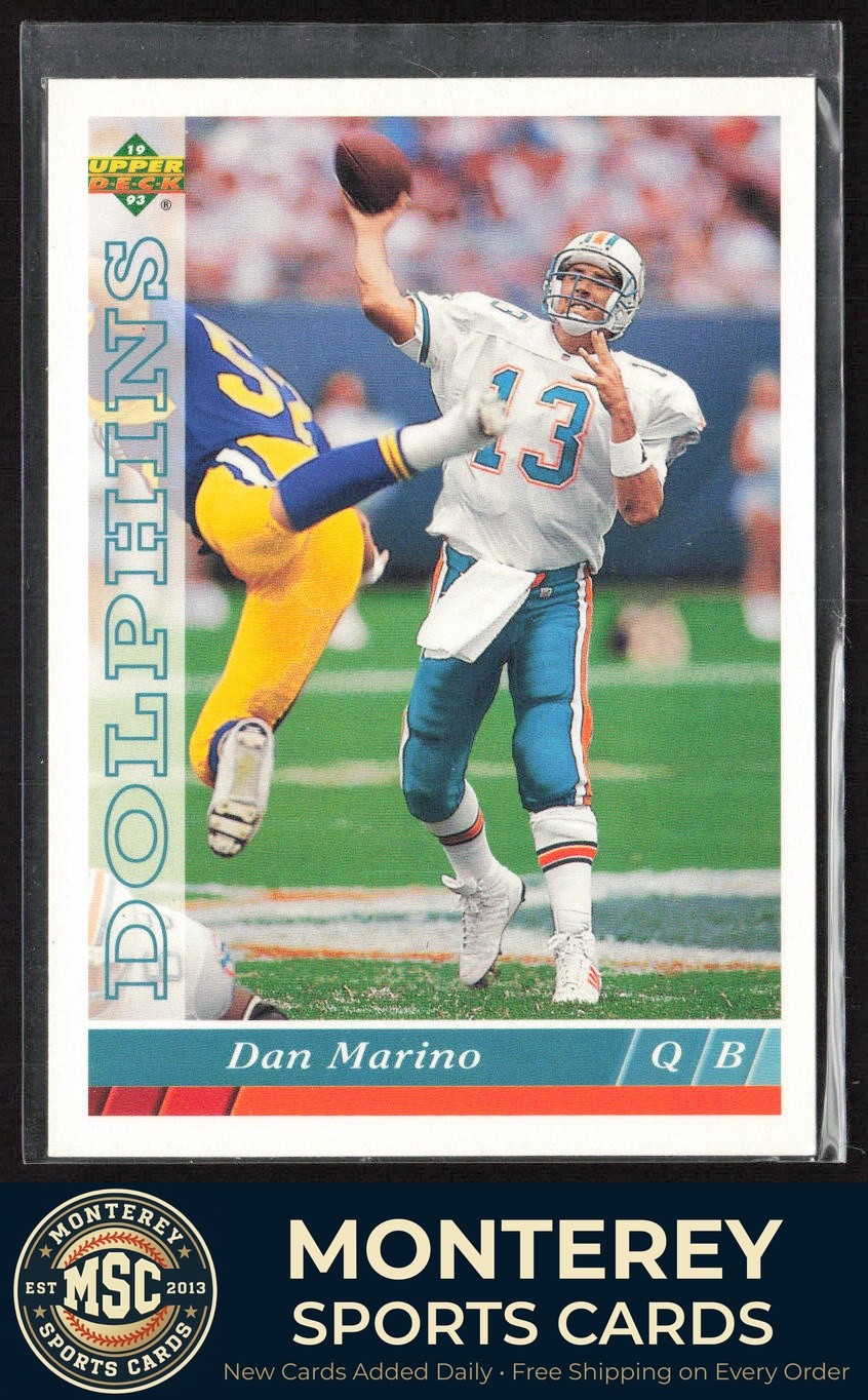 Dan Marino #139 Football Cards 1993 Upper Deck trading card — raw and PSA graded price guide