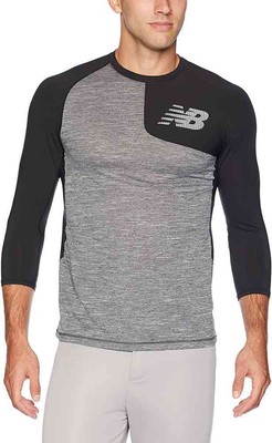 New Balance Mens Asym 2.0 Leftie Baseball Tee Shirt 3/4 Sleeve Top Colors